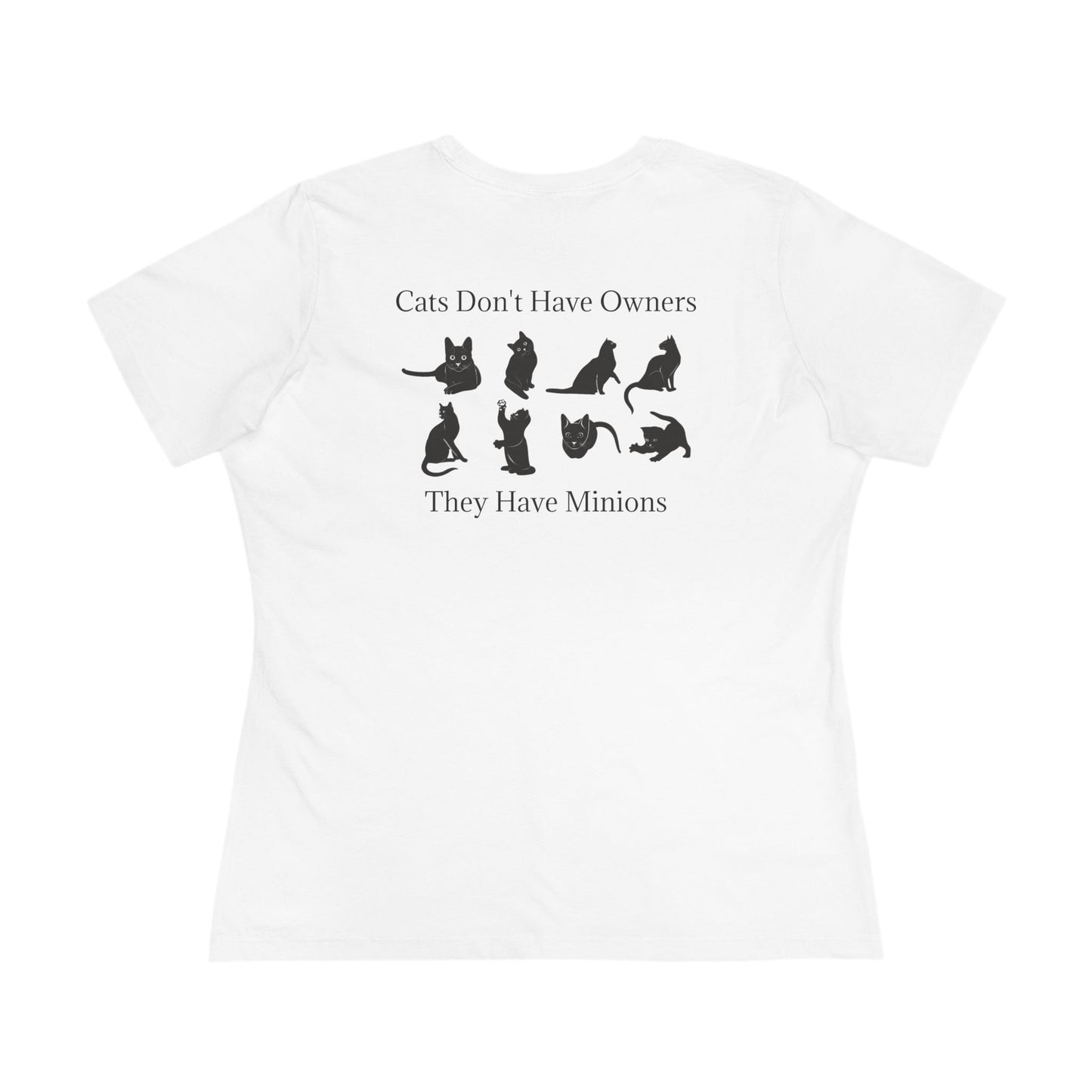 Cat Minions Women's Short Sleeve Crewneck Tee