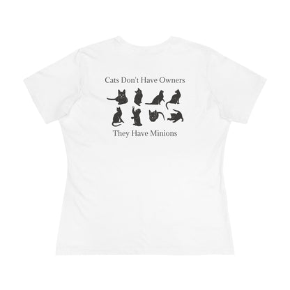 Cat Minions Women's Short Sleeve Crewneck Tee