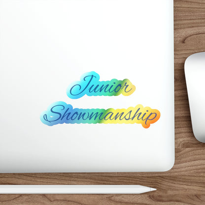 Junior Showmanship Holographic Sticker
