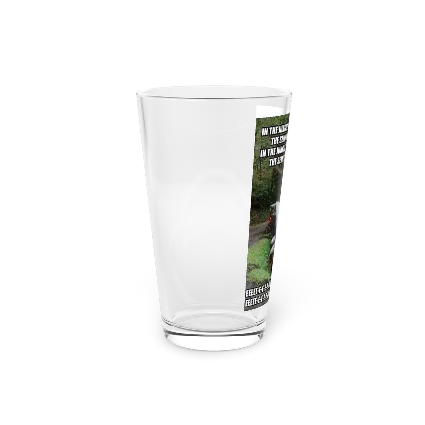 Semi Sleeps Drinking Glass