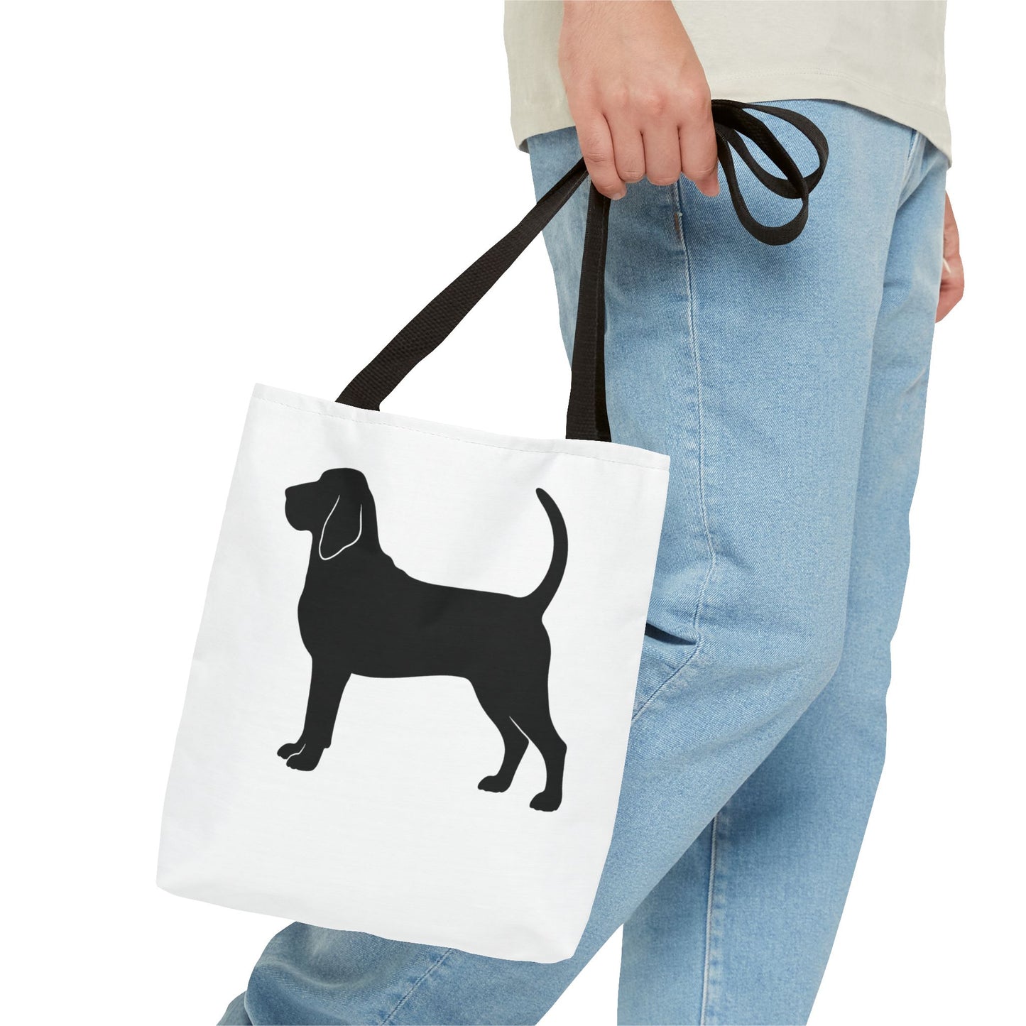 Bloodhound Silhouette Tote Bag
