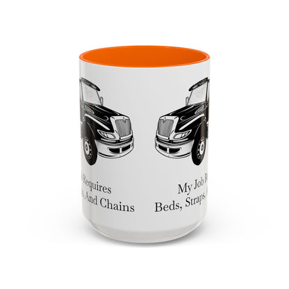 Beds, Straps, And Chains 2-Tone Coffee Mug