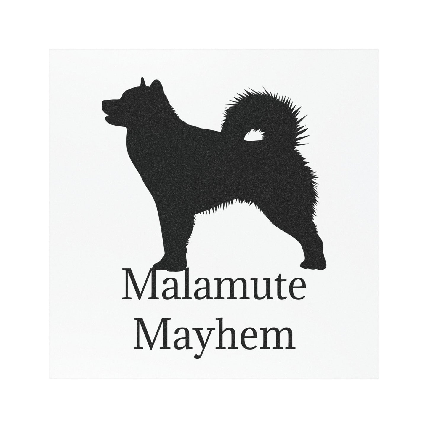 Malamute Mayhem Indoor/Outdoor Magnet