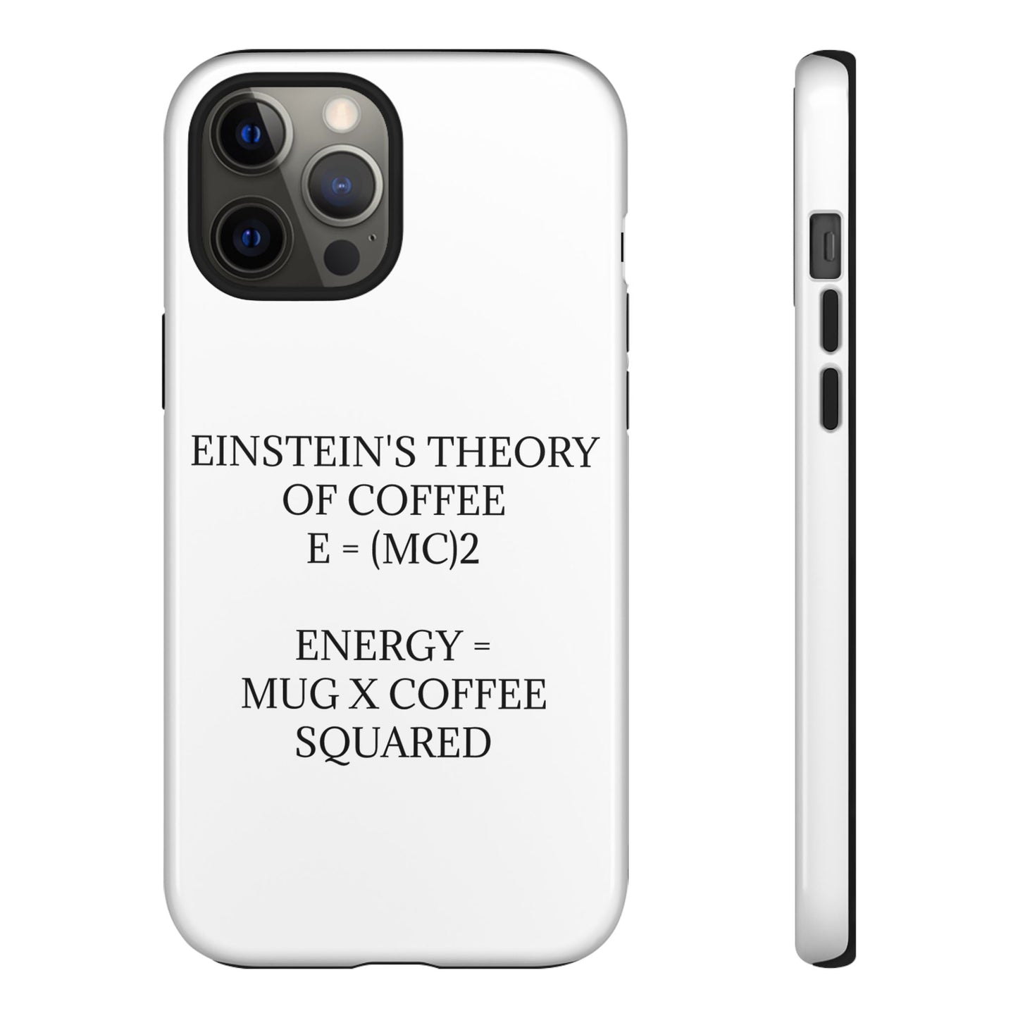 Einstein's Theory Of Coffee iPhone Case