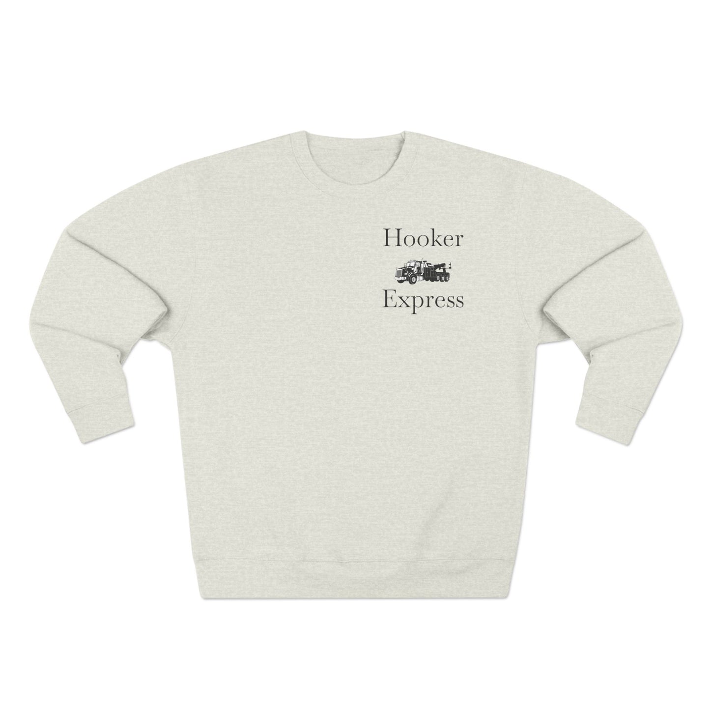 H**ker Express Heavy Tow Truck Unisex Crewneck Sweatshirt