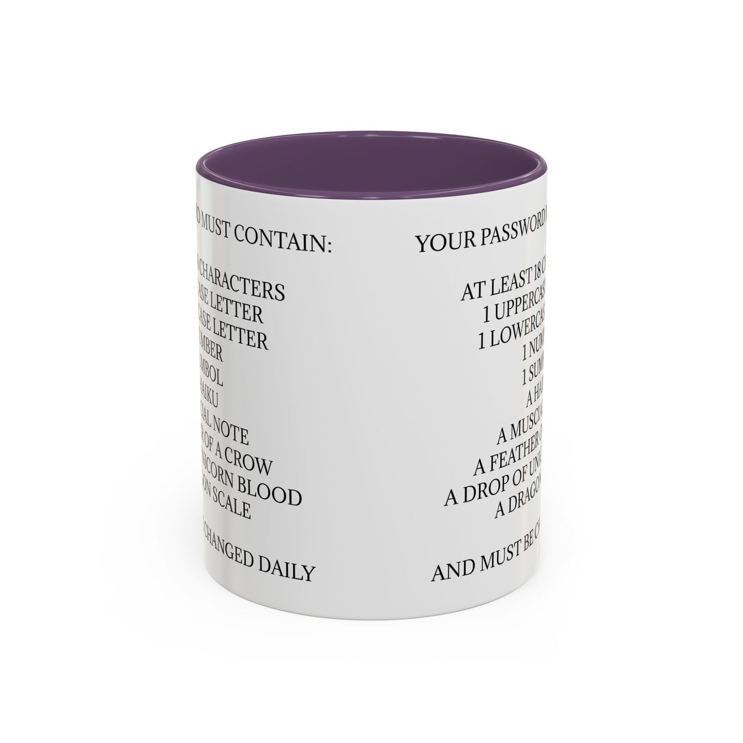 Password 2-Tone Coffee Mug