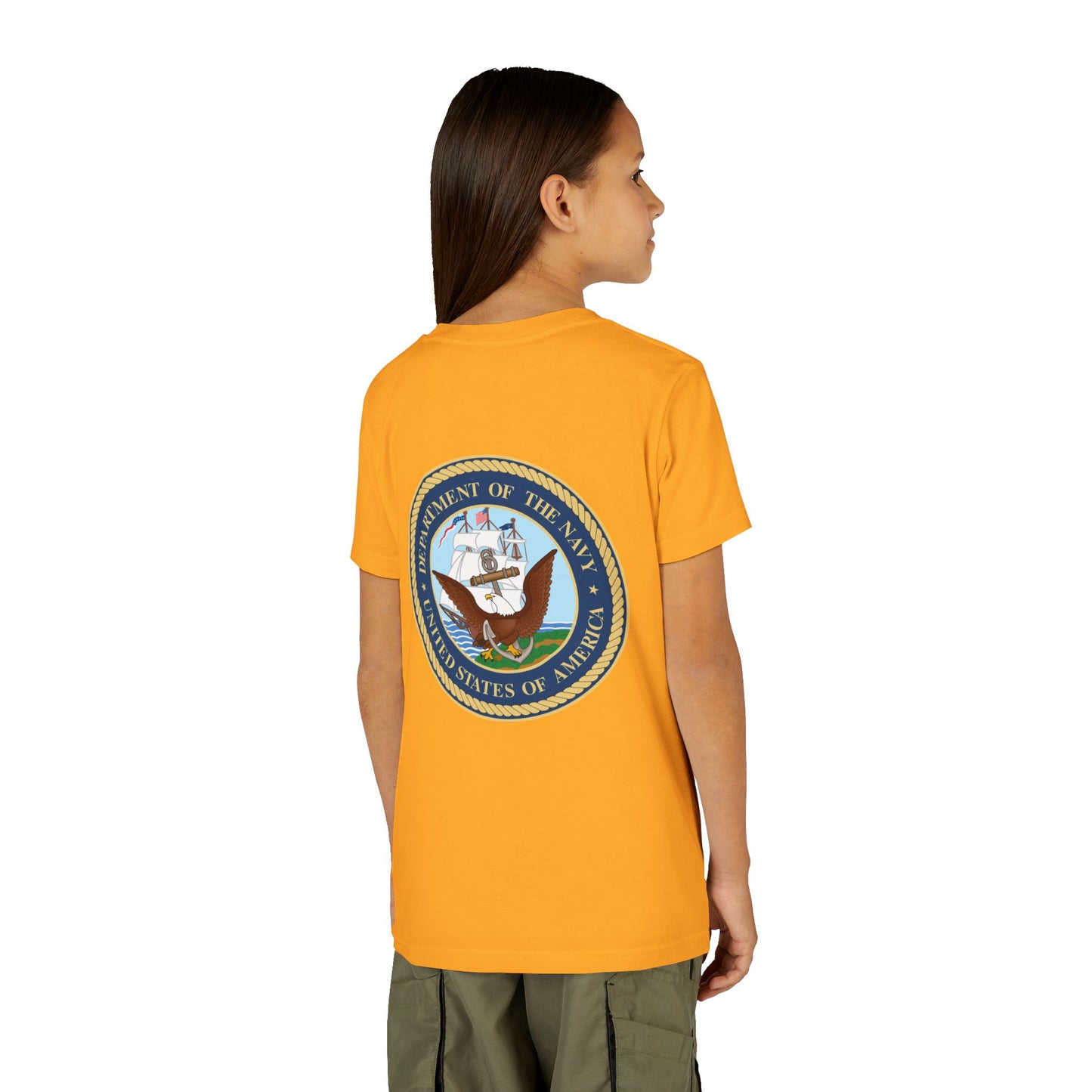 US Navy Youth Unisex Short Sleeve Crewneck Tee