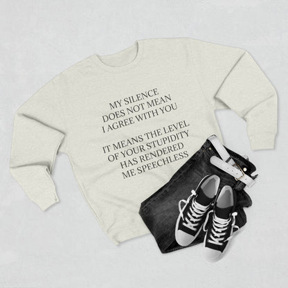 Speechless Unisex Crewneck Sweatshirt
