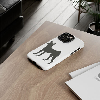 Basenji Silhouette iPhone Case