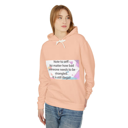 Note to Self Unisex Lightweight Hoodie