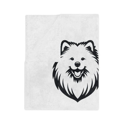 Sammy Smile Velveteen Microfiber Blanket