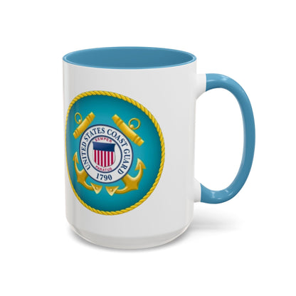 US Coast Guard 2-Tone Coffee Mug