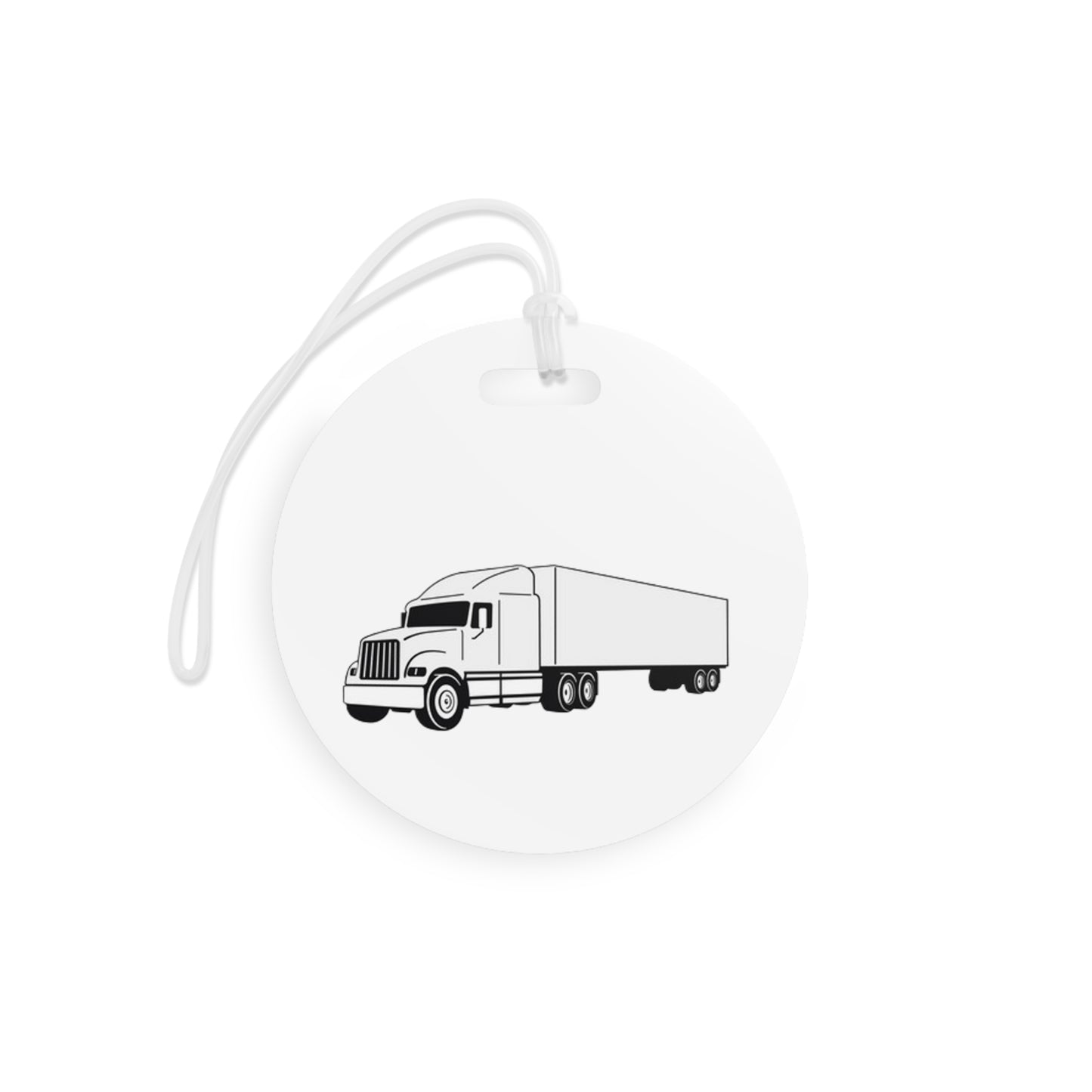 Semi Truck Luggage Tag