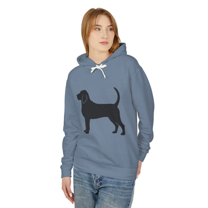 Bloodhound Silhouette Unisex Lightweight Hoodie