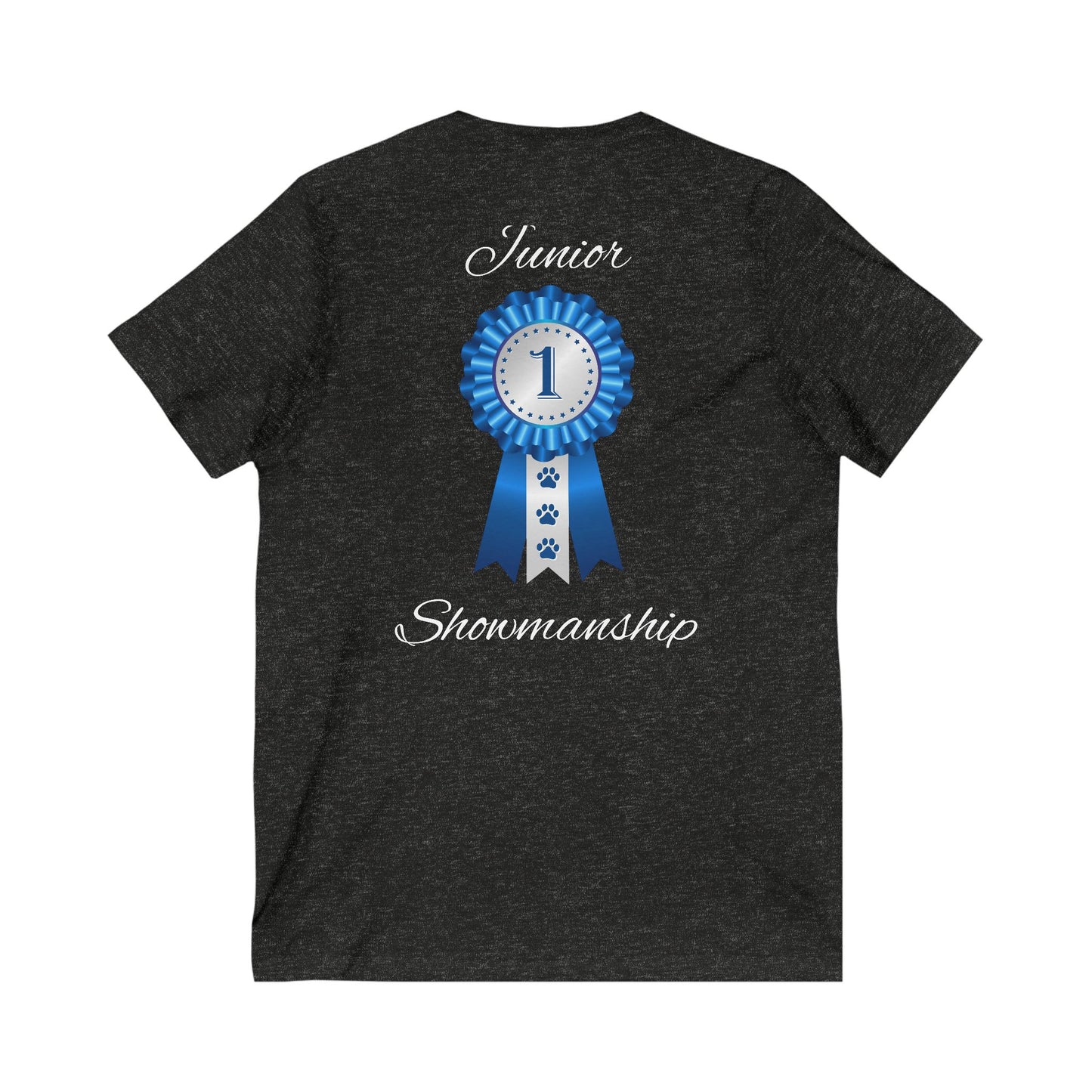 Junior Showmanship Unisex Short Sleeve V-Neck Tee