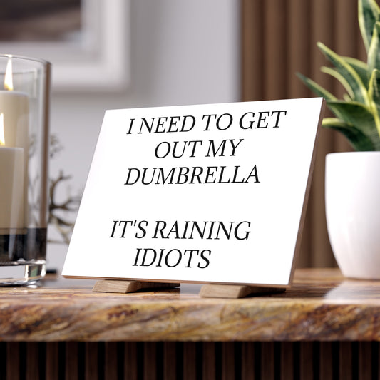 Dumbrella Ceramic Photo Tile