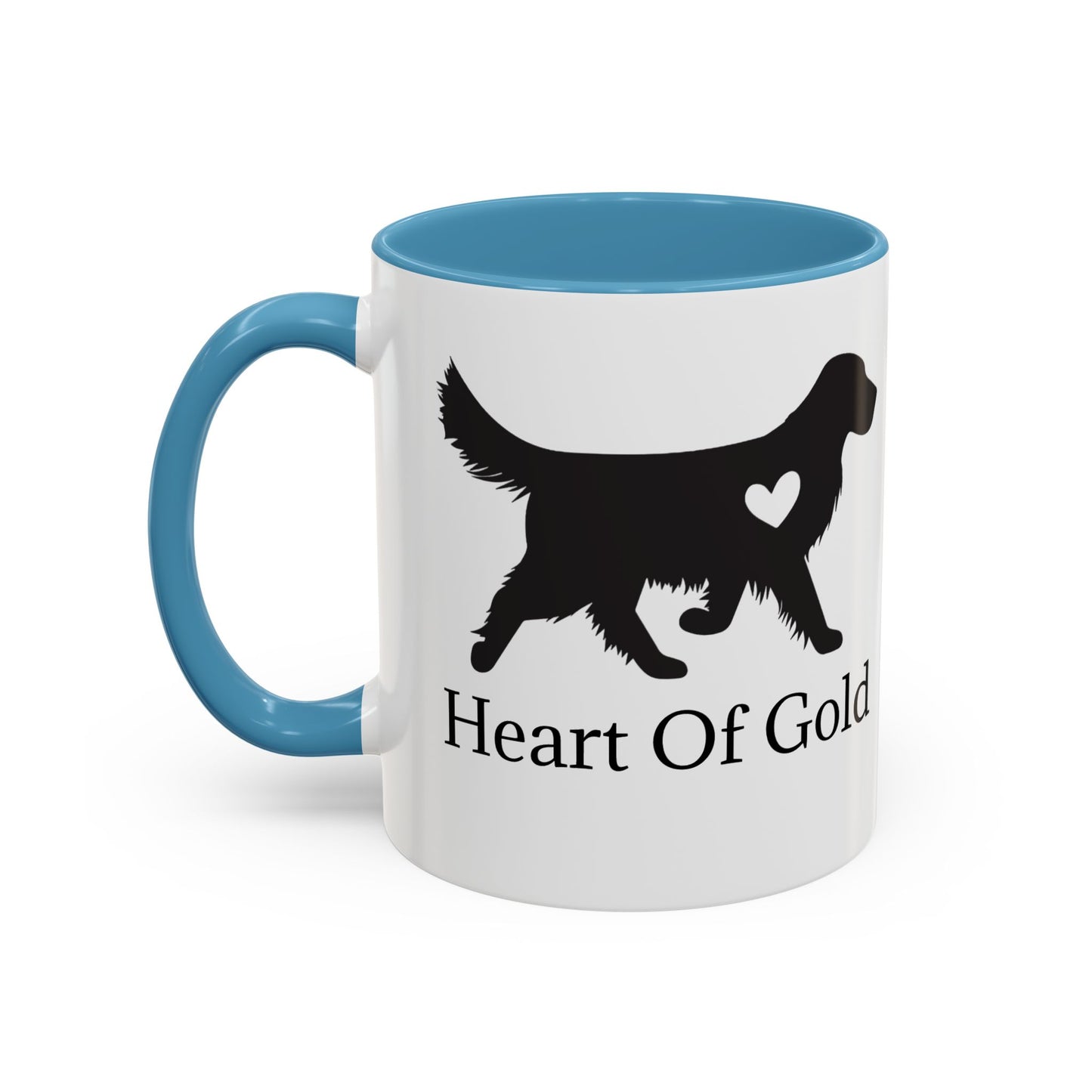 Heart Of Gold 2-Tone Coffee Mug