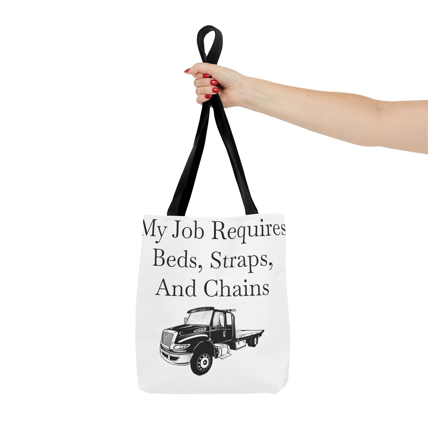 Beds, Straps, And Chains Tote Bag