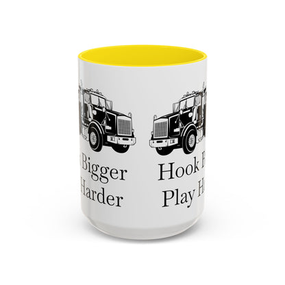 Hook Bigger 2-Tone Coffee Mug