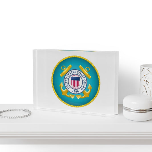 US Coast Guard Acrylic Photo Block