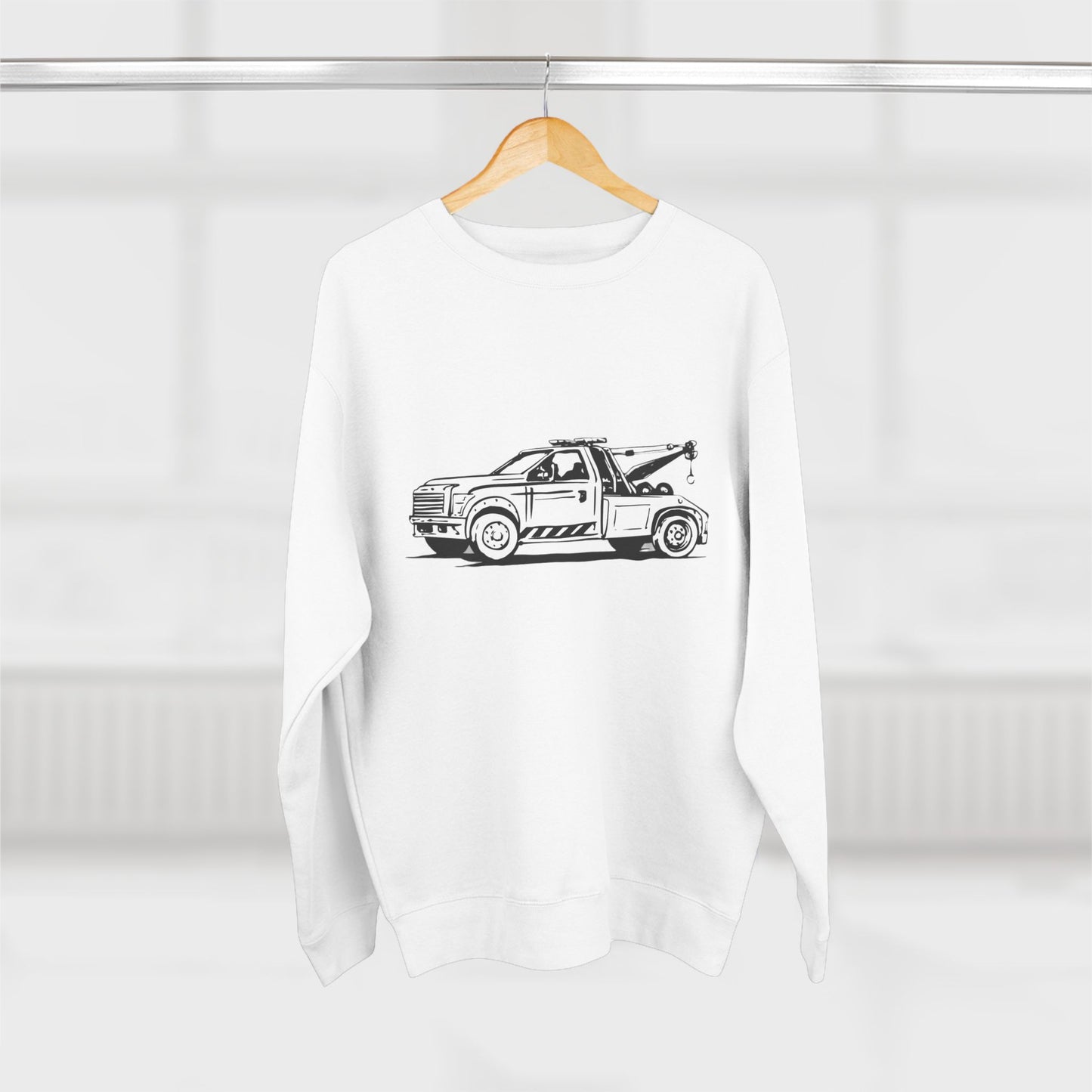 Wheel Lift Tow Truck Unisex Crewneck Sweatshirt