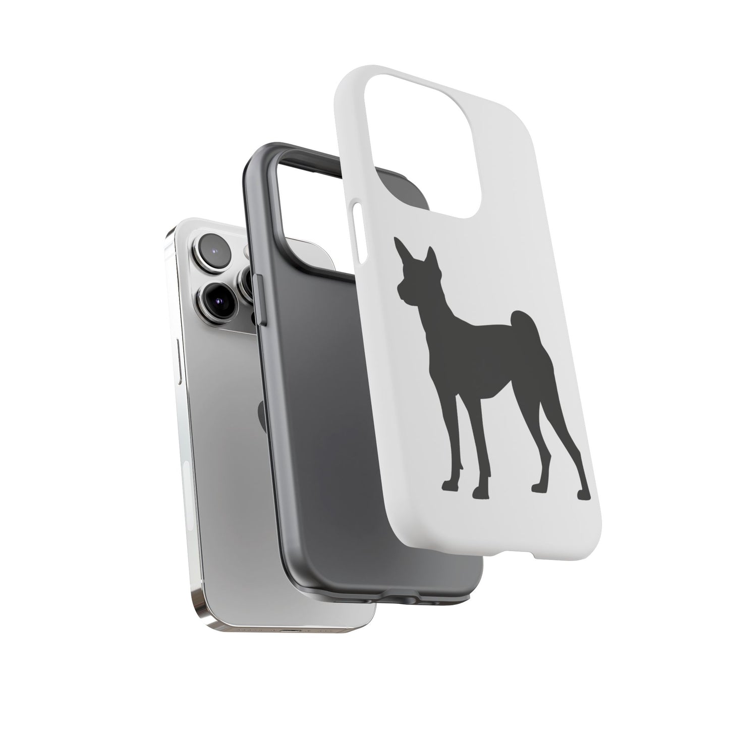 Basenji Silhouette iPhone Case