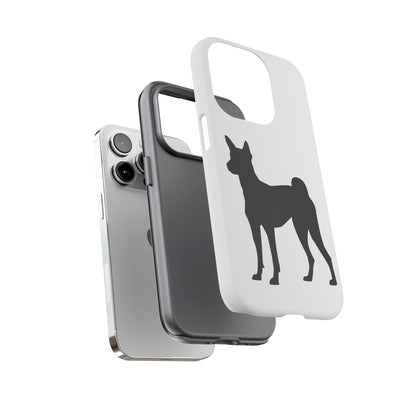 Basenji Silhouette iPhone Case