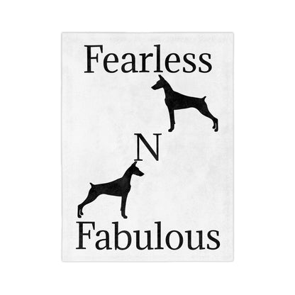 Fearless N Fabulous Velveteen Microfiber Blanket