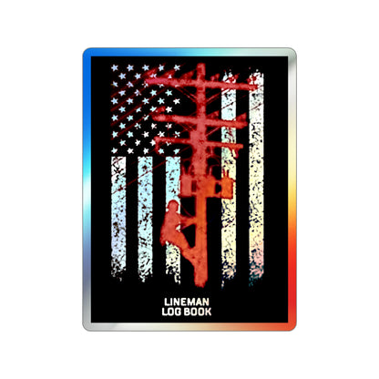 Lineman Holographic Sticker