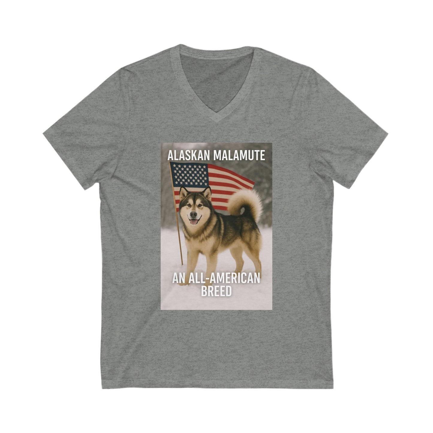 All-American Breed Unisex Short Sleeve V-Neck Tee