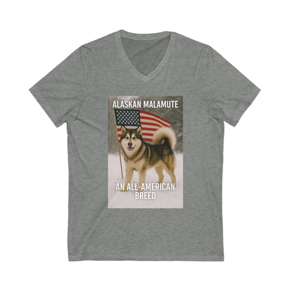 All-American Breed Unisex Short Sleeve V-Neck Tee