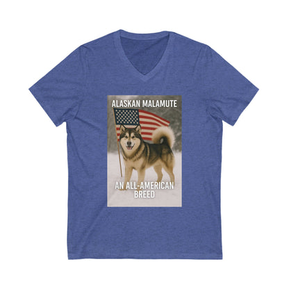 All-American Breed Unisex Short Sleeve V-Neck Tee
