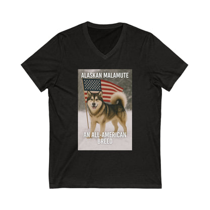 All-American Breed Unisex Short Sleeve V-Neck Tee