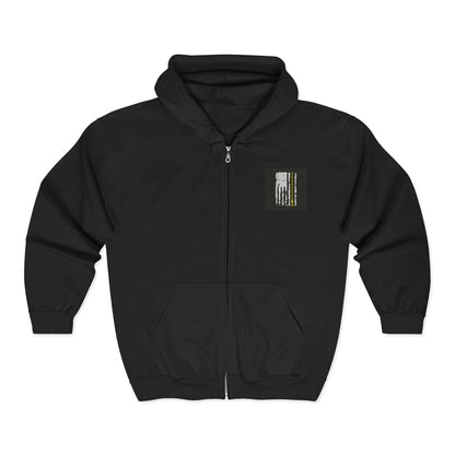 Thin Yellow Line Unisex Full Zip Hoodie