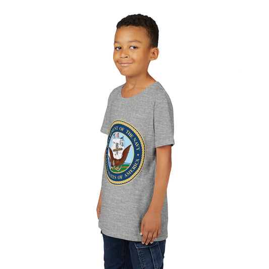 US Navy Youth Unisex Short Sleeve Crewneck Tee