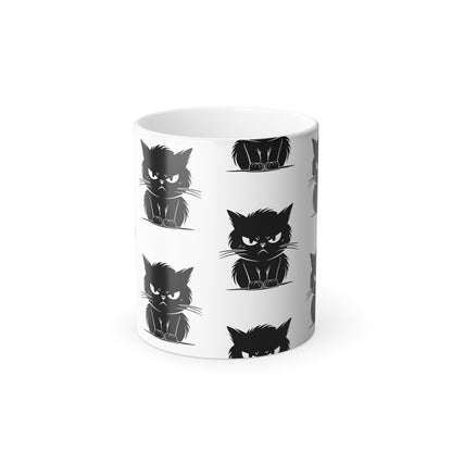 Angry Cat Color Changing Mug