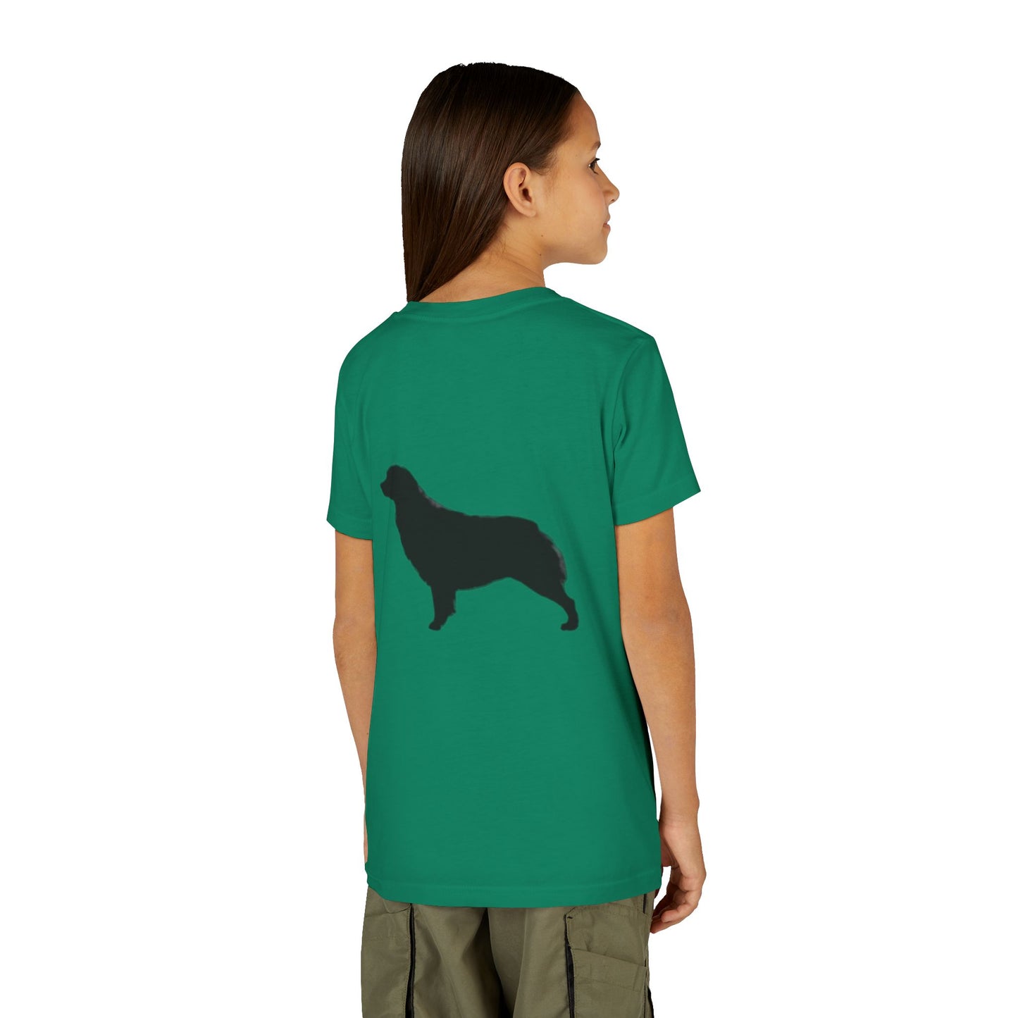 Aussie Silhouette Youth Unisex Short Sleeve Crewneck Tee