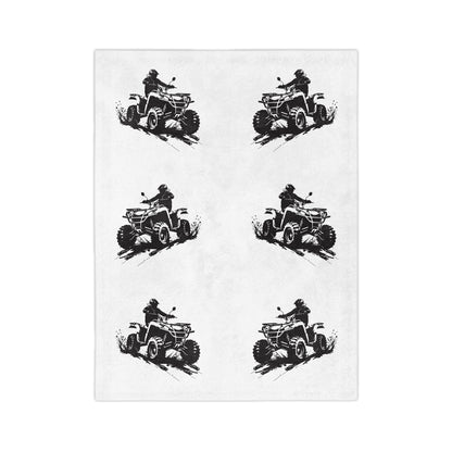 Slingin' Mud Quad Velveteen Microfiber Blanket