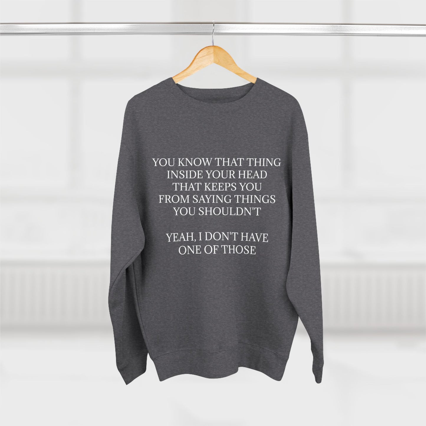No Filter Unisex Crewneck Sweatshirt