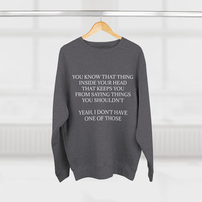 No Filter Unisex Crewneck Sweatshirt