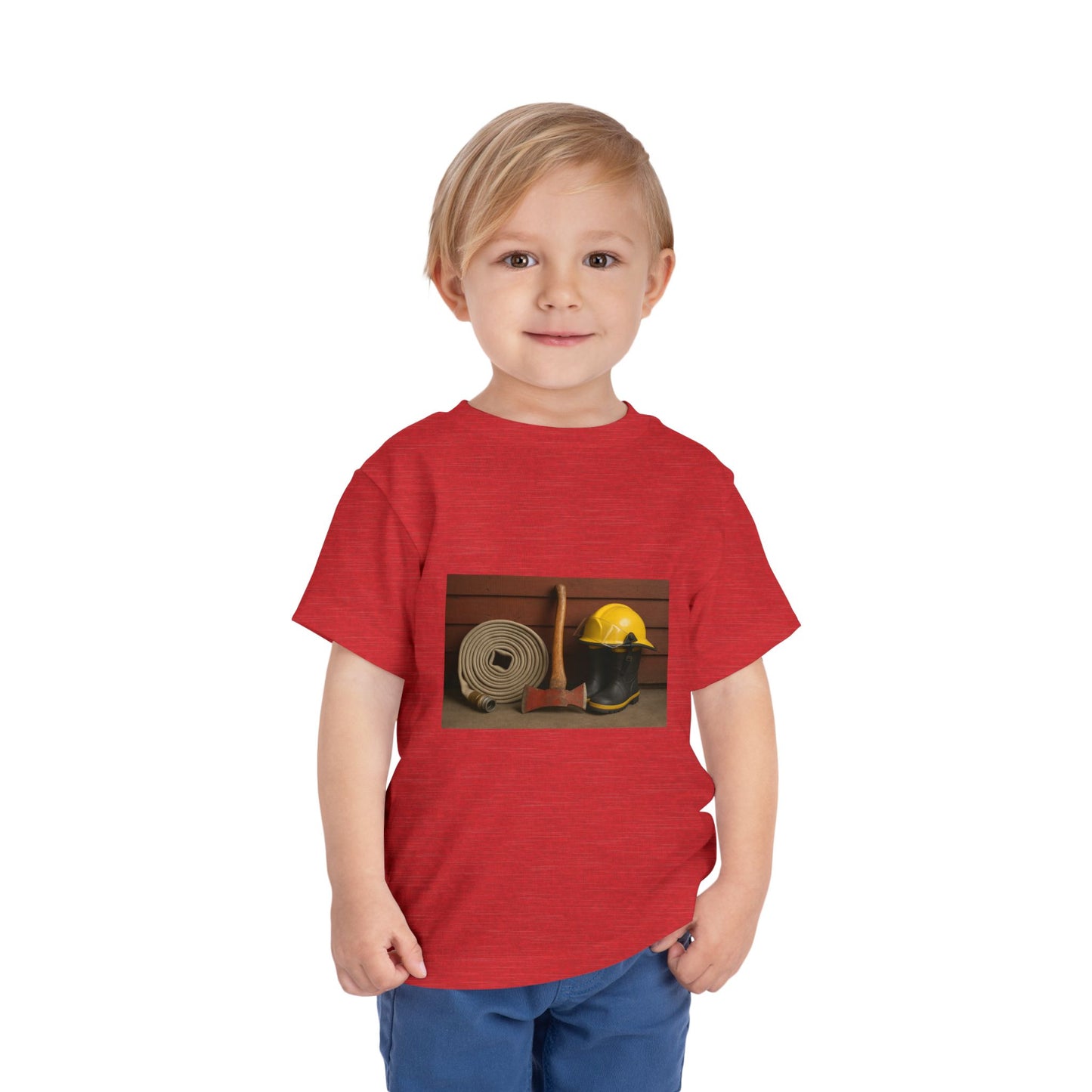 Fire/Rescue Appreciation Toddler Unisex Short Sleeve Crewneck Tee