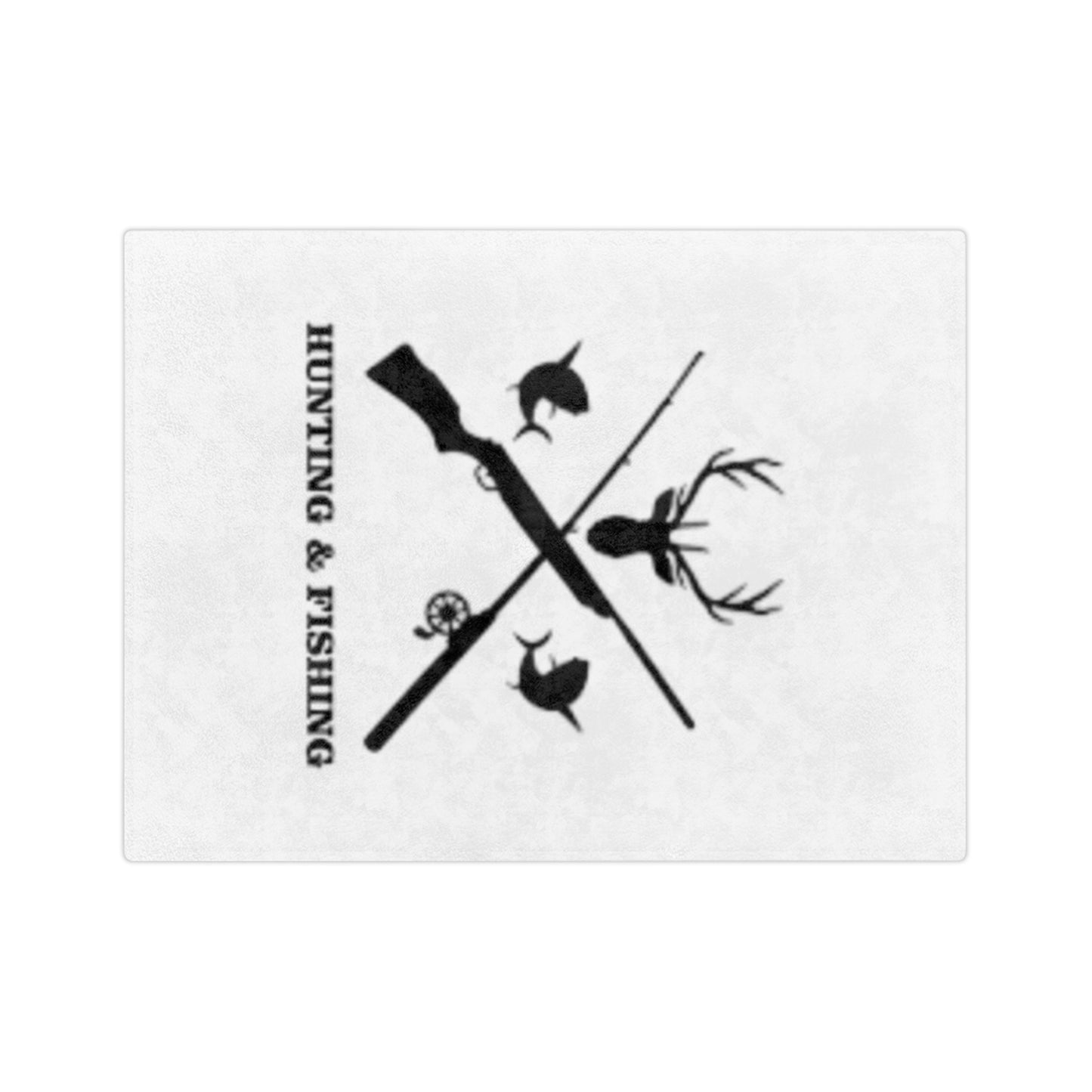 Hunting/Fishing Velveteen Microfiber Blanket