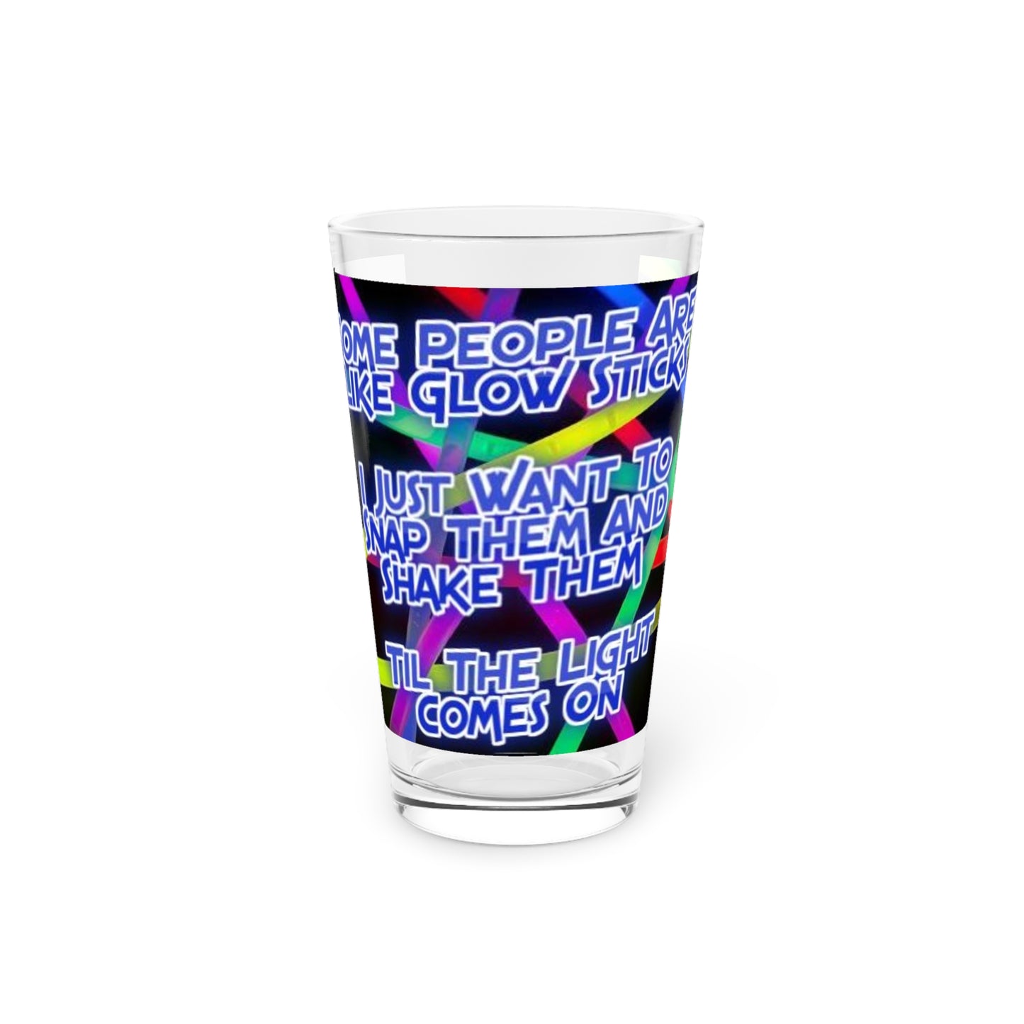 Glow Sticks Drinking Glass