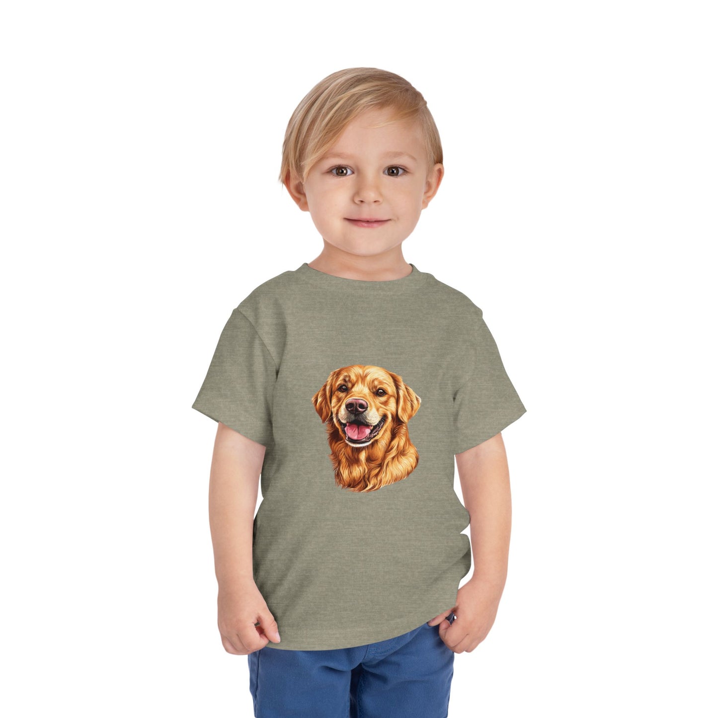 Golden Head Toddler Unisex Short Sleeve Crewneck Tee