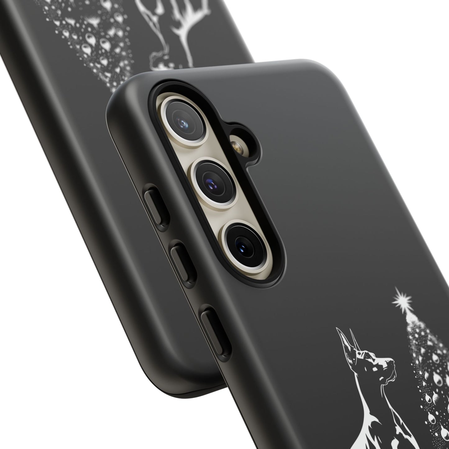 Doberman Christmas Tree Samsung Case