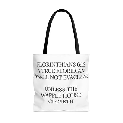 Florinthians 6:12 Tote Bag