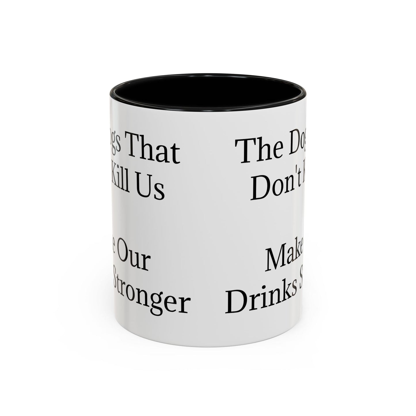 Drinks Stronger 2-Tone Coffee Mug