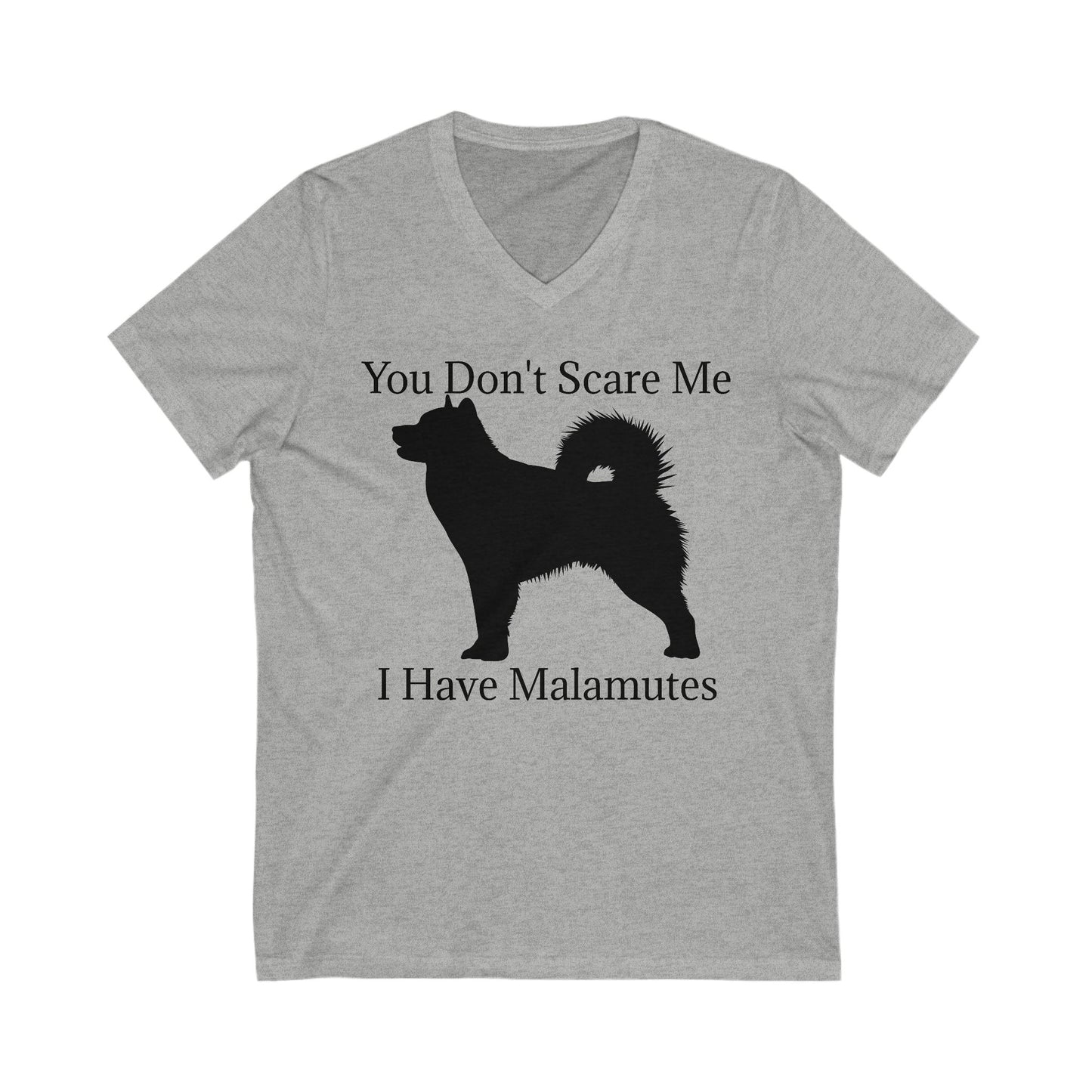 You Don't Scare Me Unisex Short Sleeve V-Neck Tee