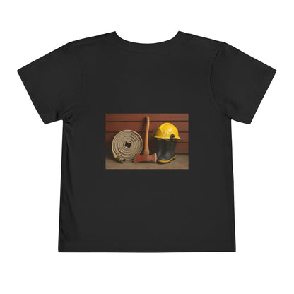 Fire/Rescue Appreciation Toddler Unisex Short Sleeve Crewneck Tee