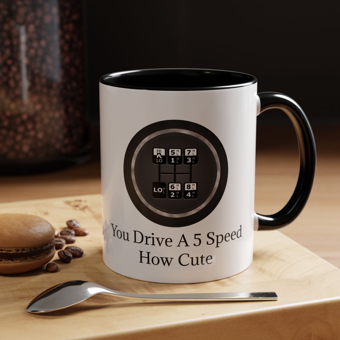 5 Speed How Cute 2-Tone Coffee Mug